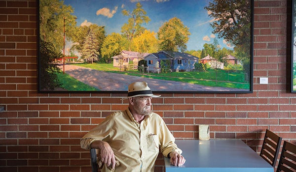 Artist’s paintings highlight local landscape
